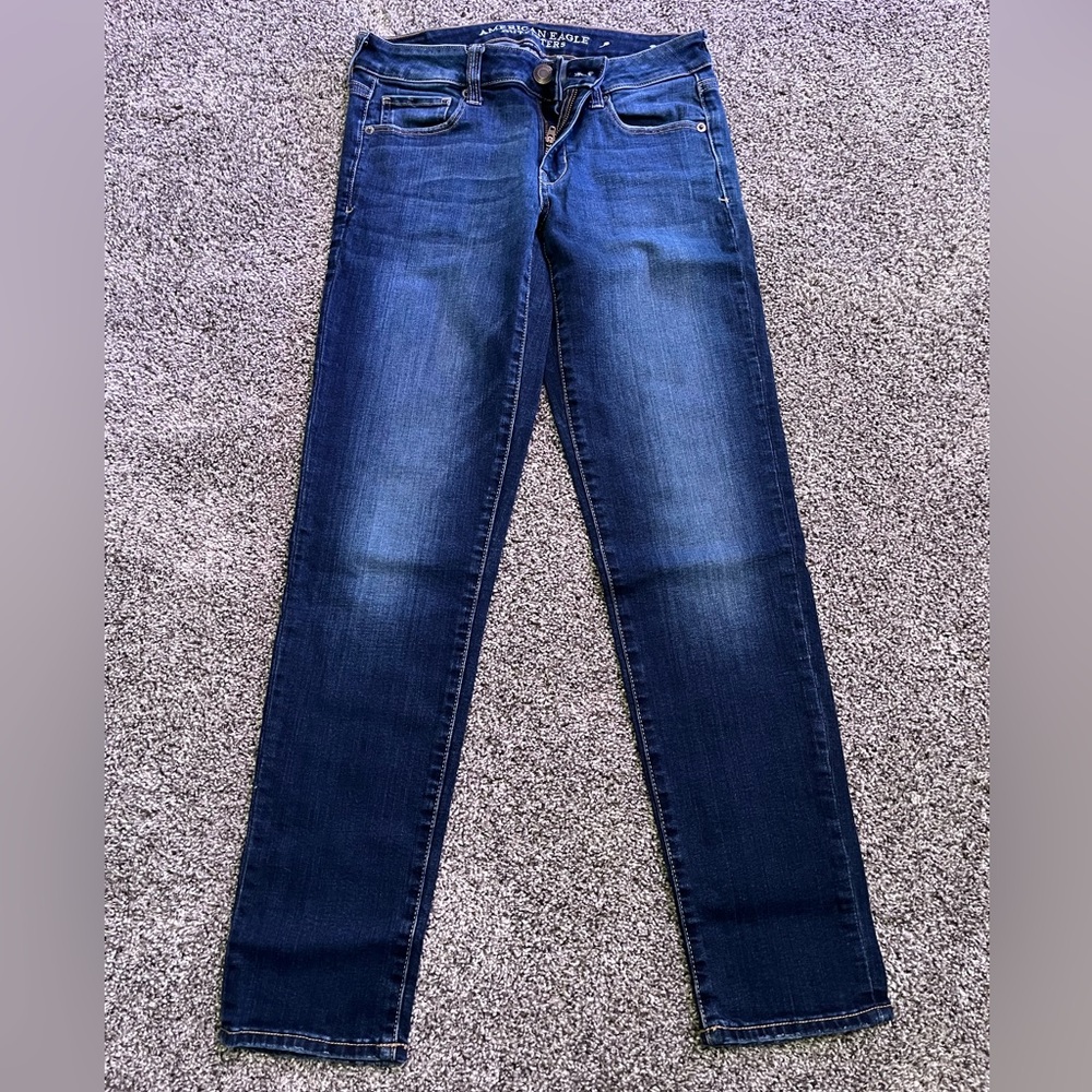 Dark Blue Denim Jeans